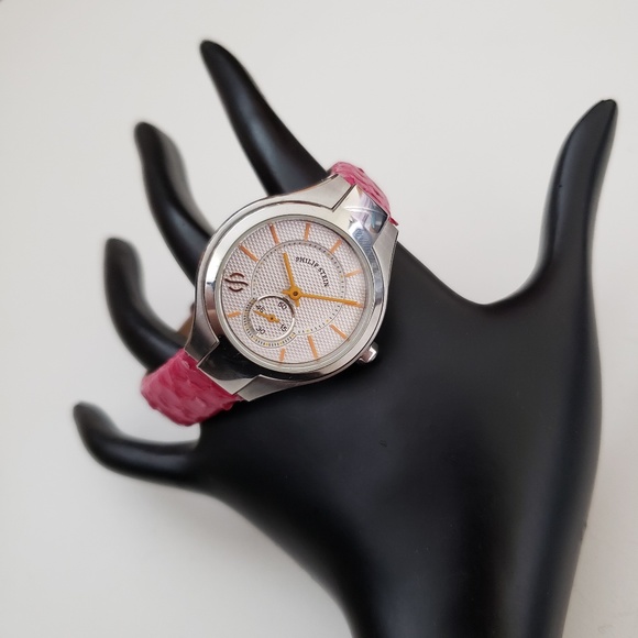 Philips Stein Classic Round Mini Snake Skin Strap Watch - Model 44 - TF0… - Picture 3 of 13